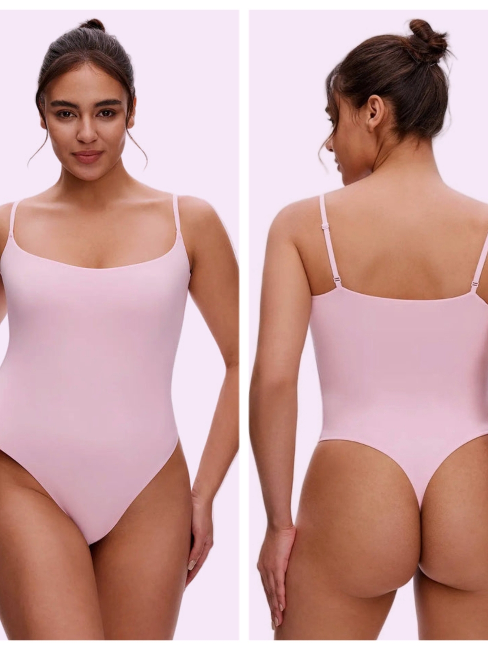 Nanji Spaghetti Strap Bodysuit
